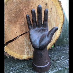 Vintage Accents - Cast Iron Hand Display Vintage Accents - Cast Iron Hand Display